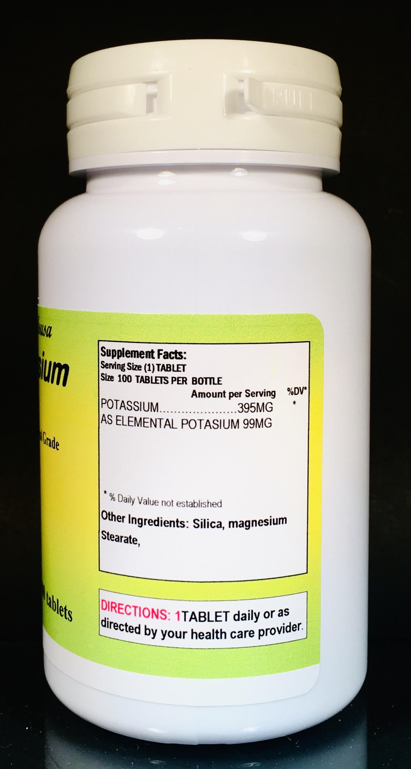 Potassium 395mg - 200 (2x100) tablets